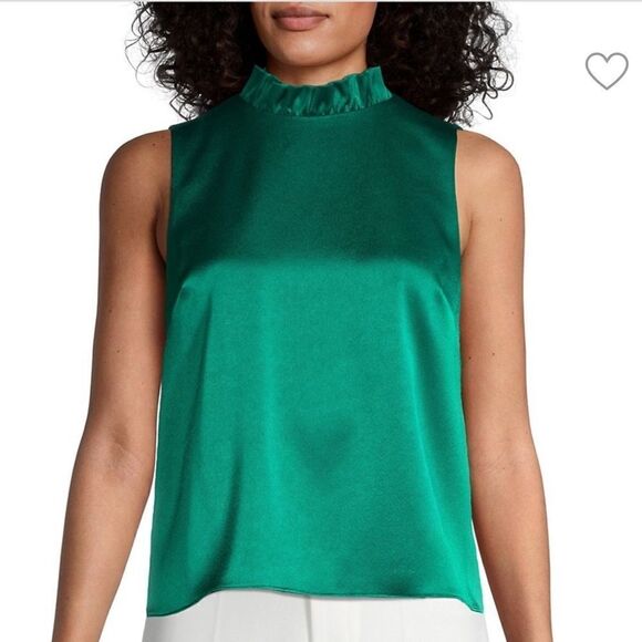 Alice + Olivia Henrietta Sleveless Blouse - Picture 1 of 7
